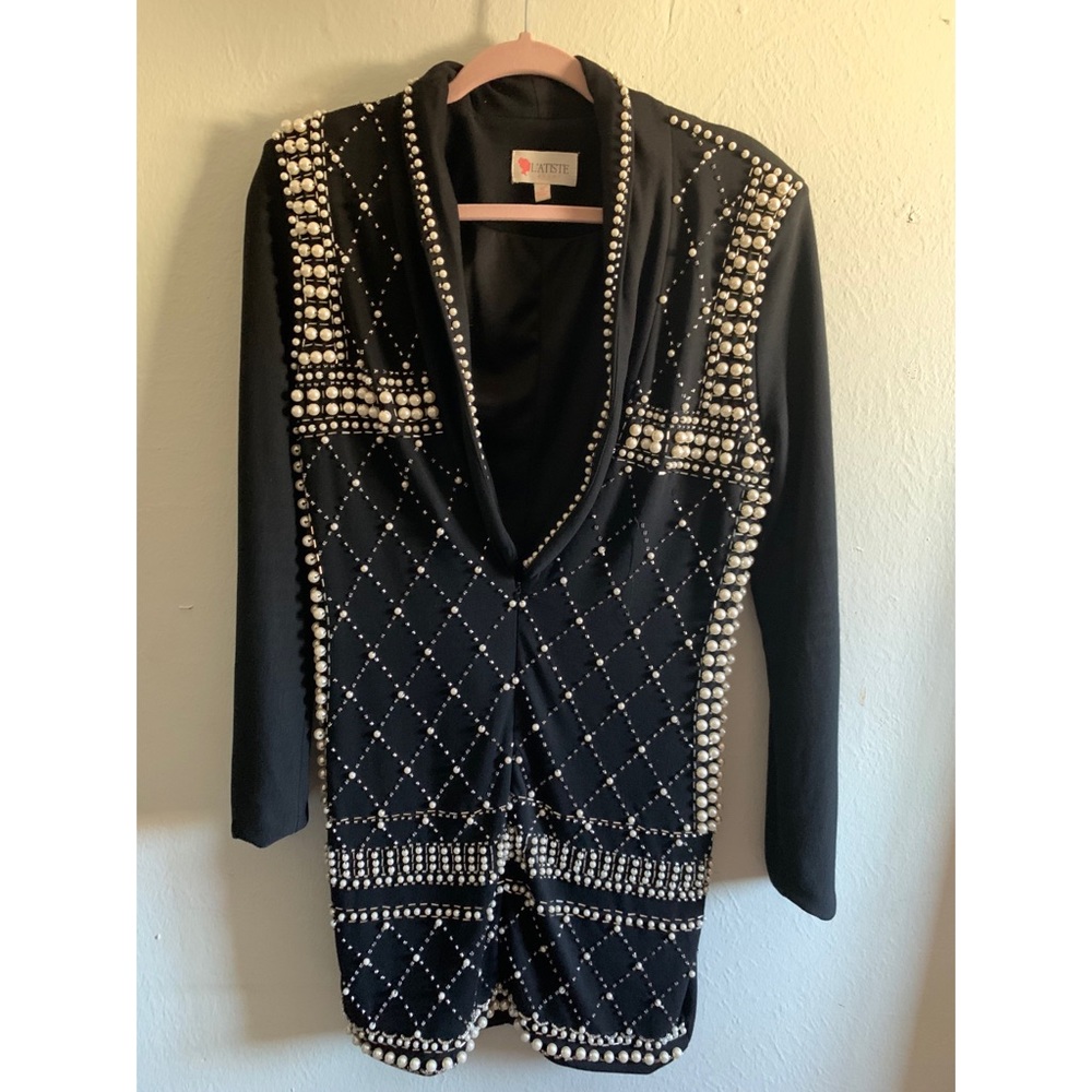 L’Atiste black pearl dress